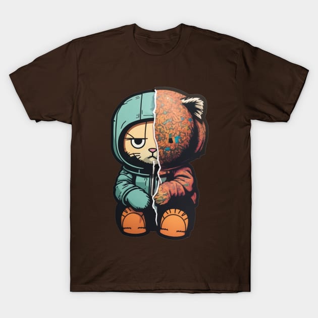 Street Cat T-Shirt by Depressed Bunny